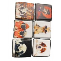 Cigarette Case - Metal Dog - 20 King Size (12).