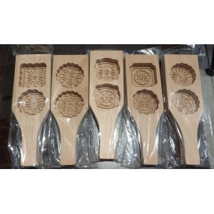 Assorted Ma'amoul Mold Wood - 2 Stamps (4-27)