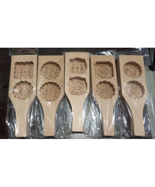 Assorted Ma'amoul Mold Wood - 2 Stamps (4-27)
