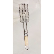 Stainless Steel BBQ Skewers for Sausage 48 x 9 cm) - (4-15) Stainless Steel BBQ Skewers for Sausage 48 x 9 cm) - (4-15)