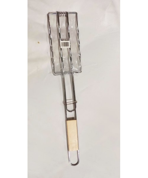 Stainless Steel BBQ Skewers for Sausage 48 x 9 cm) - (4-15)