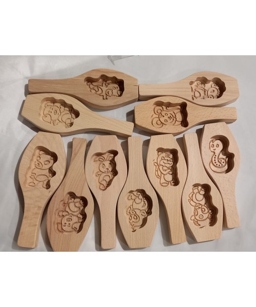 Assorted Ma'amoul Mold - Wood (4-30)