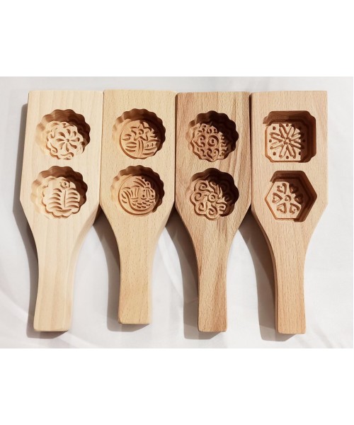 Assorted Ma'amoul Mold Wood - 2 Stamps (4-28)