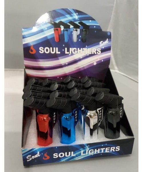 3.5" Mini Shining Torch Lighters (Display of 16)