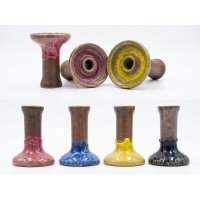 Colored Clay Funnel Bowl
