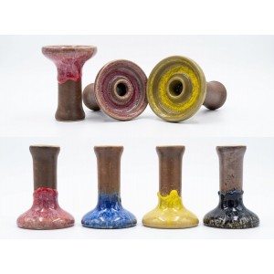 Colored Clay Funnel Bowl