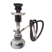 Small Hookah - Single Hose - BLACK (SMKE-026) Small Hookah - Single Hose - BLACK (SMKE-026)