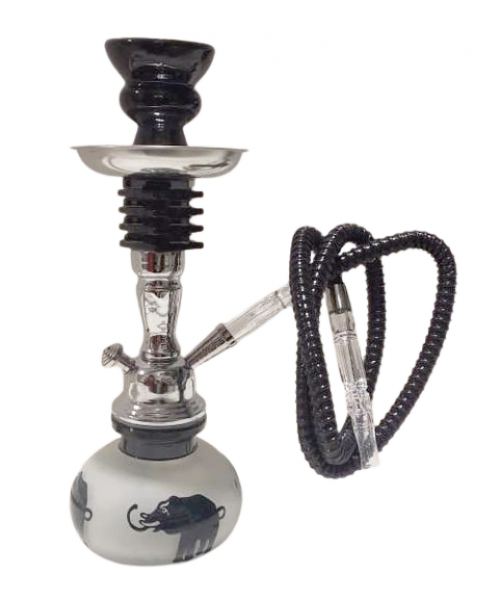 Small Hookah - Single Hose - BLACK (SMKE-026) Small Hookah - Single Hose - BLACK (SMKE-026)