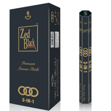 Incense - Zed Black 3 in 1 (Box of 120 Sticks)