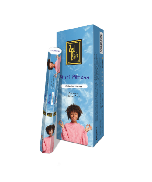 Incense - Zed Black Anti Stress (Box of 120 Sticks)