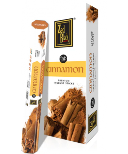 Incense - Zed Black Cinnamon (Box of 120 Sticks)