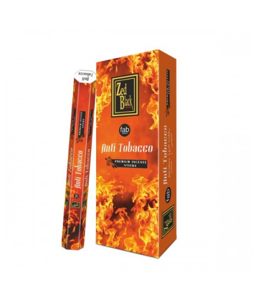 Incense - Zed Black Anti Tobacco (Box of 120 Sticks)