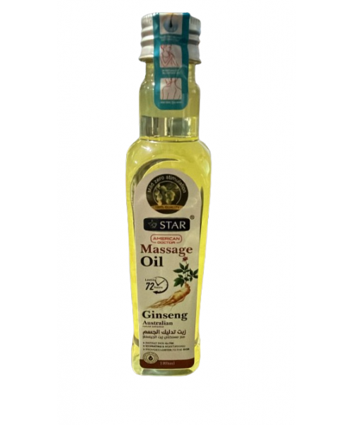 Star Massage Oil - Ginseng (6 x 180 ml)