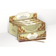 Incense - Tulasi Masala 15g Copal & Sandalwood (Box of 12) Incense - Tulasi Masala 15g Copal & Sandalwood (Box of 12)