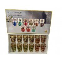 Moroccan Style Glass Cups - 130 ml (12 Pieces/Set) (8) Moroccan Style Glass Cups - 130 ml (12 Pieces/Set) (8)
