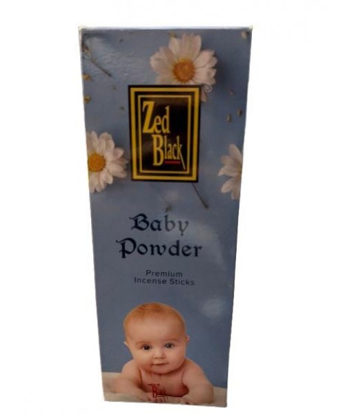Incense - Zed Black Baby Powder (Box of 120 Sticks)