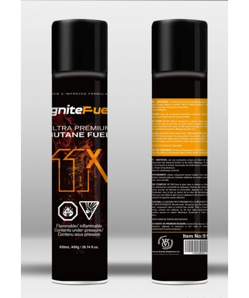 Ignite Fuel Butane - 850 ML (12/Display) (2) Ignite Fuel Butane - 850 ML (12/Display) (2)