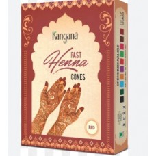 Kangana Henna Cone - Red (12 x 25 g)