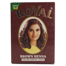 Royal Henna - Brown (10 Packs x 6 Sachets x 10 g)