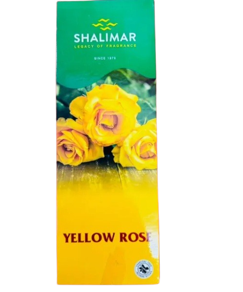 Incense - Shalimar Yellow Rose (Box of 120 Sticks)