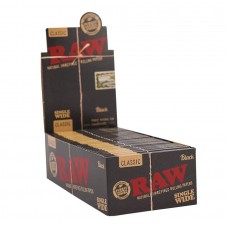 Rolling Paper - RAW Single Wide Black (25 Units)