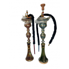 41" Babylon Hookah with Indian Handcraft Design