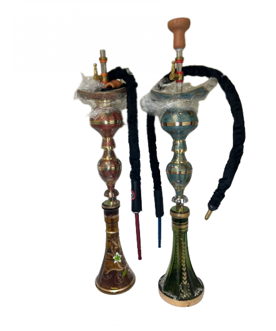 41" Babylon Hookah with Indian Handcraft Design