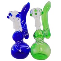 6 Inch Colored Oil Bubbler