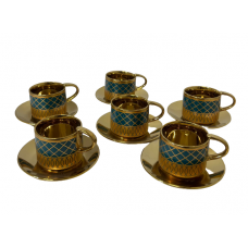 Coffee Cups & Saucer Set 100 cc (12 pcs) (7-11)