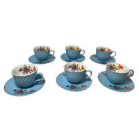 Tea Cup & Saucer Set 200 cc (12 pcs) - (7-9)