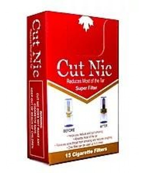 Cigarette Filters Cut Nic - (36 Packs of 15 / Display)