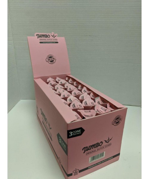 Rolling Paper - Jumbo Pink Cones King Size (32 Units)