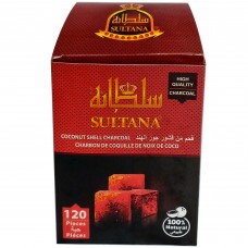 Sultana Coconut Shell Charcoal - 120 Pieces