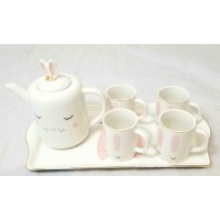 Mug  Set - Sleepy Bunny (Service for 4)
