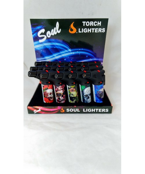 Soul Torch Lighter (15/Display) - Skull