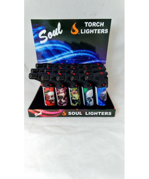 Soul Torch Lighter (15/Display) - Skull