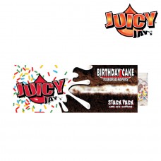 Rolling Paper - Juicy Jays King Size Birthday Cake With Tips (24 Units)