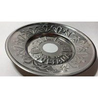 Sultana Hookah Tray - Large Heavy Silver (23 CM)