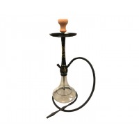 28" Chelax Black & Gold w/Twist & Lock Hookah