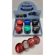 Metal Grinder 4 Parts - Eclipse Giant Aluminum (70 mm x 45 mm) (6)