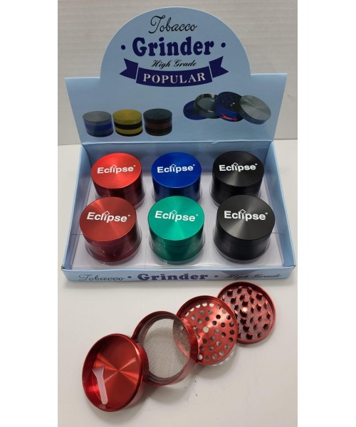 Metal Grinder 4 Parts - Eclipse Giant Aluminum (70 mm x 45 mm) (6)