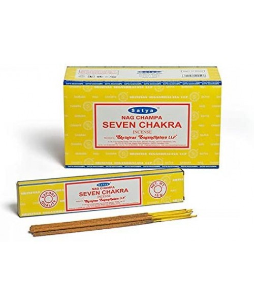 Incense - Satya 15g Seven Chakra (Box of 12)