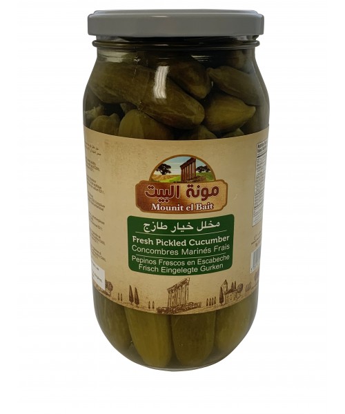 Mounit el Bait - Fresh Pickled Cucumber (12 x 1000 g)