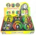 Glass Ashtray - Round / Display of 6 Bob Marley I