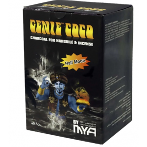 Charcoal - Genie Coco 1 Kg Half Moon (60 Pieces)