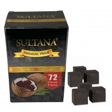 Charcoal - Sultana Premium Coconut Shell (72 Pieces)