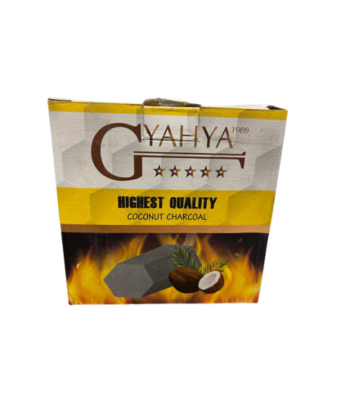 Charcoal - Yahya Coconut Shell HEXA (60 Pieces)