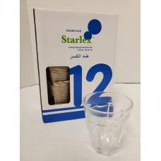 Starlex Toughed Glass Cups (12 x 3.25 oz)