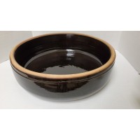 Clay Oven Bowl (Black Glazed) (35 CM) (PSH16/09)