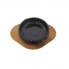 Clay Casserole Dish W/Bamboo Tray - 30cm